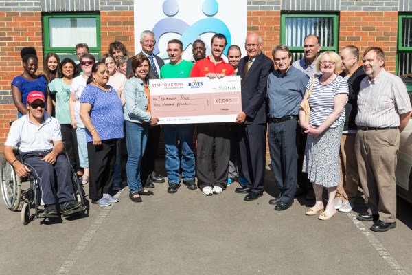 Local charity receives boost from Bovis Homes with Stanton Cross Award